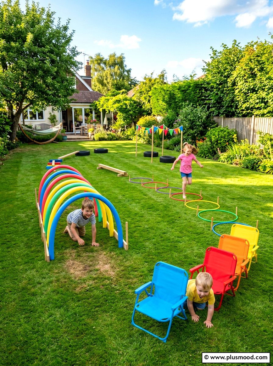 Backyard Obstacle Course - 25 summer family gathering ideas outdoors