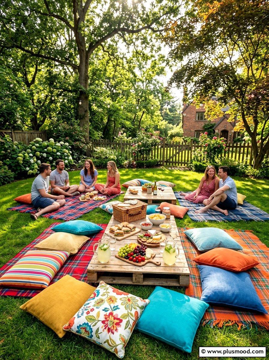 Backyard Picnic Area - 25 summer summer barbecue ideas