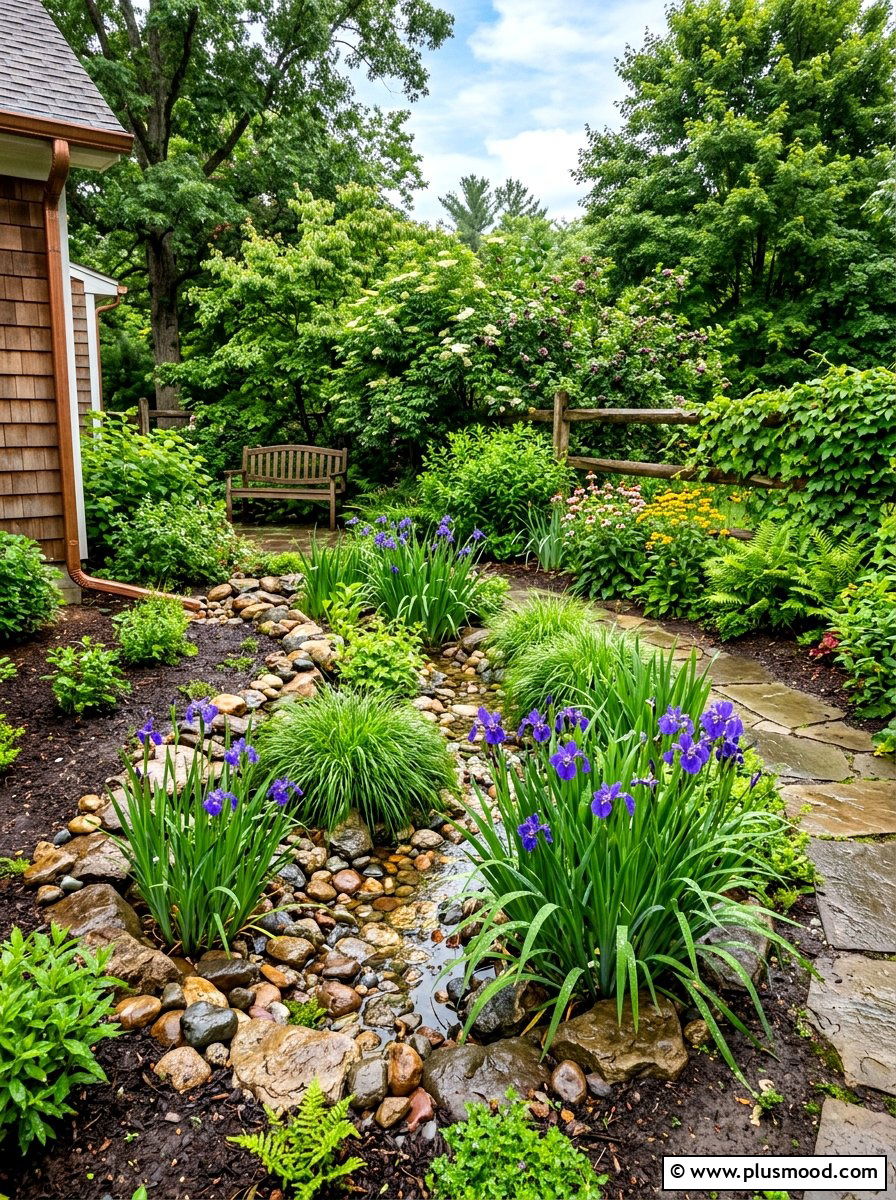 Backyard Rain Garden - 25 summer garden makeover ideas