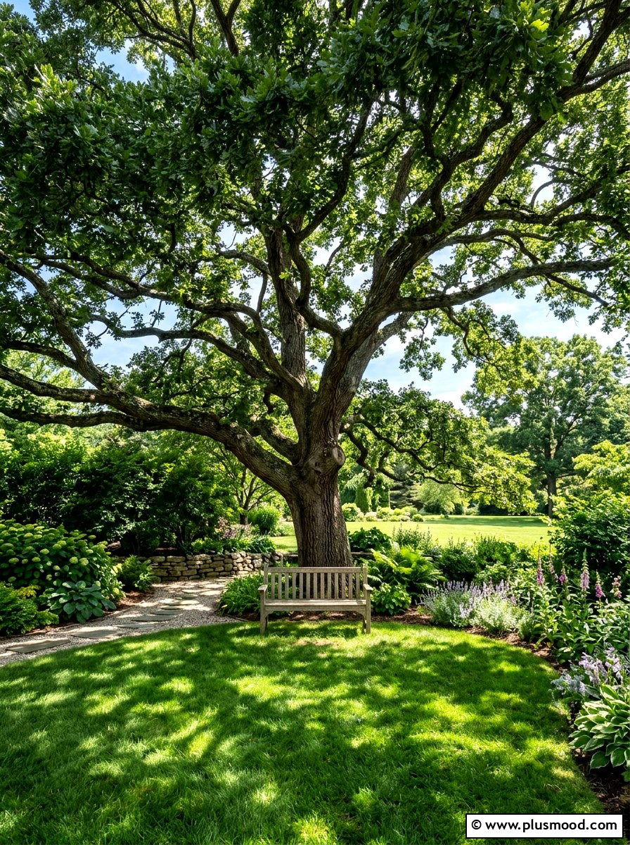 Backyard Shade Tree - 25 summer easy landscaping ideas