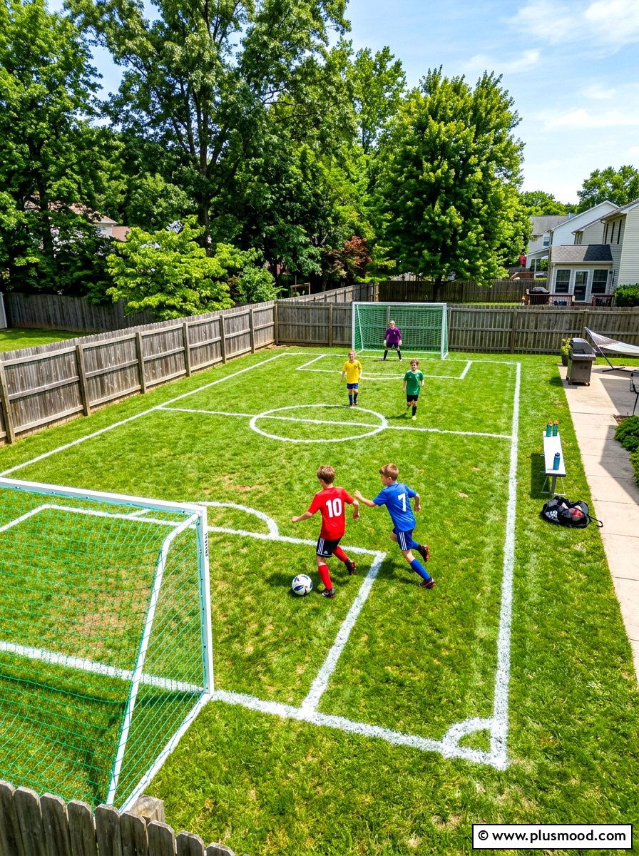 Backyard Soccer Field - 25 summer backyard play area ideas