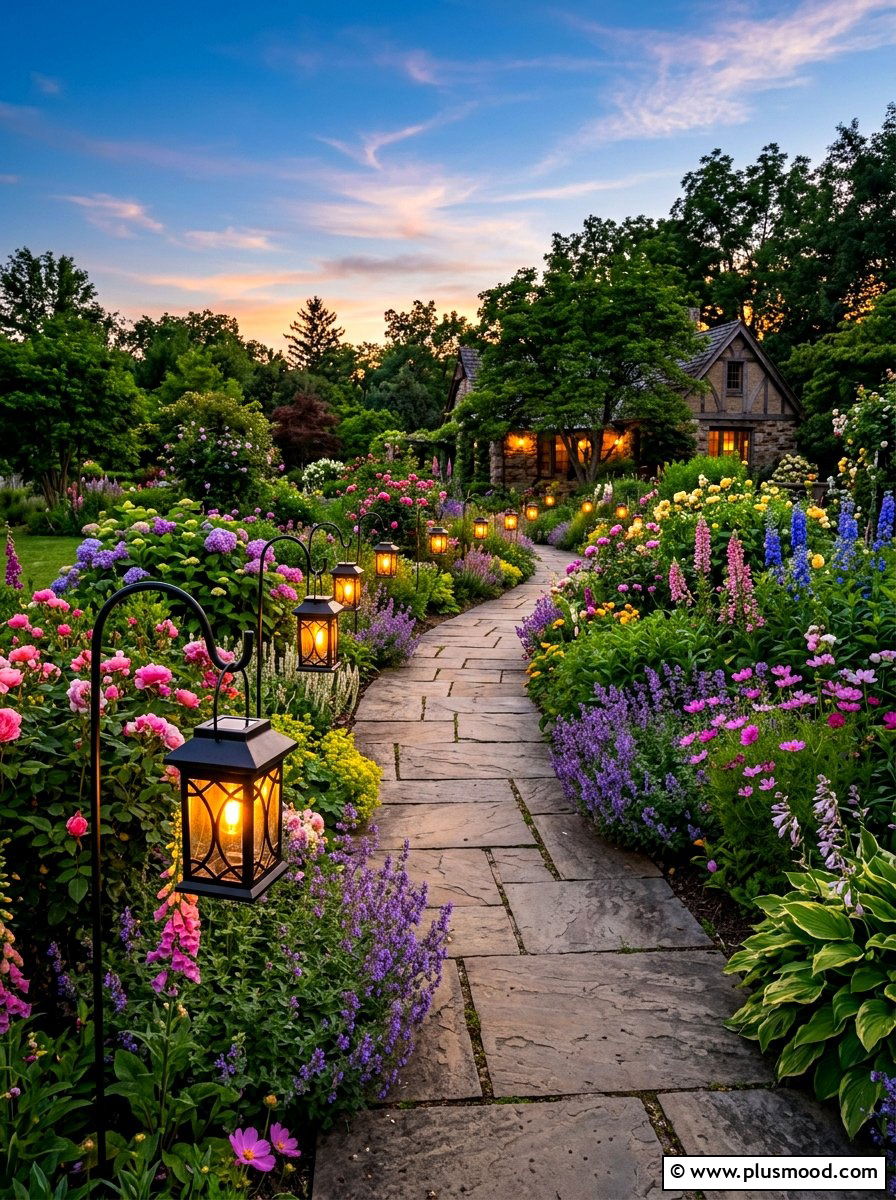 Backyard Solar Lanterns - 25 cheap summer backyard ideas