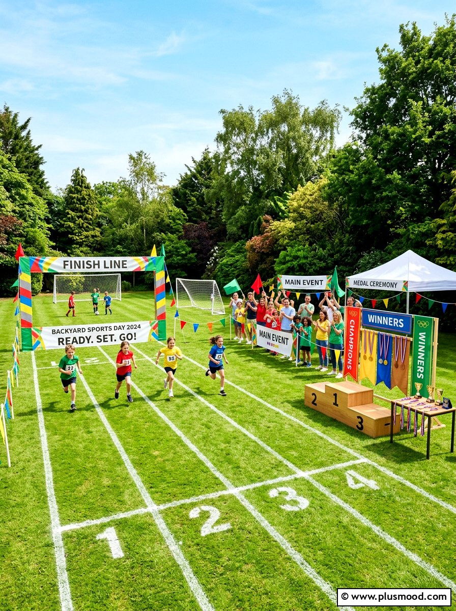 Backyard Sports Day - 25 summer kid friendly outdoor party ideas