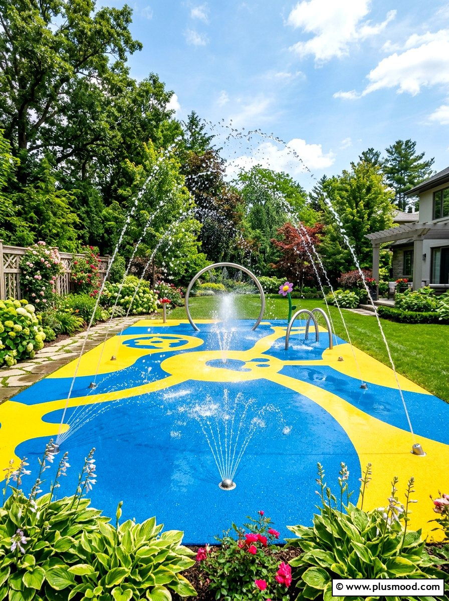Backyard Spray Ground - 25 summer splash pad backyard ideas