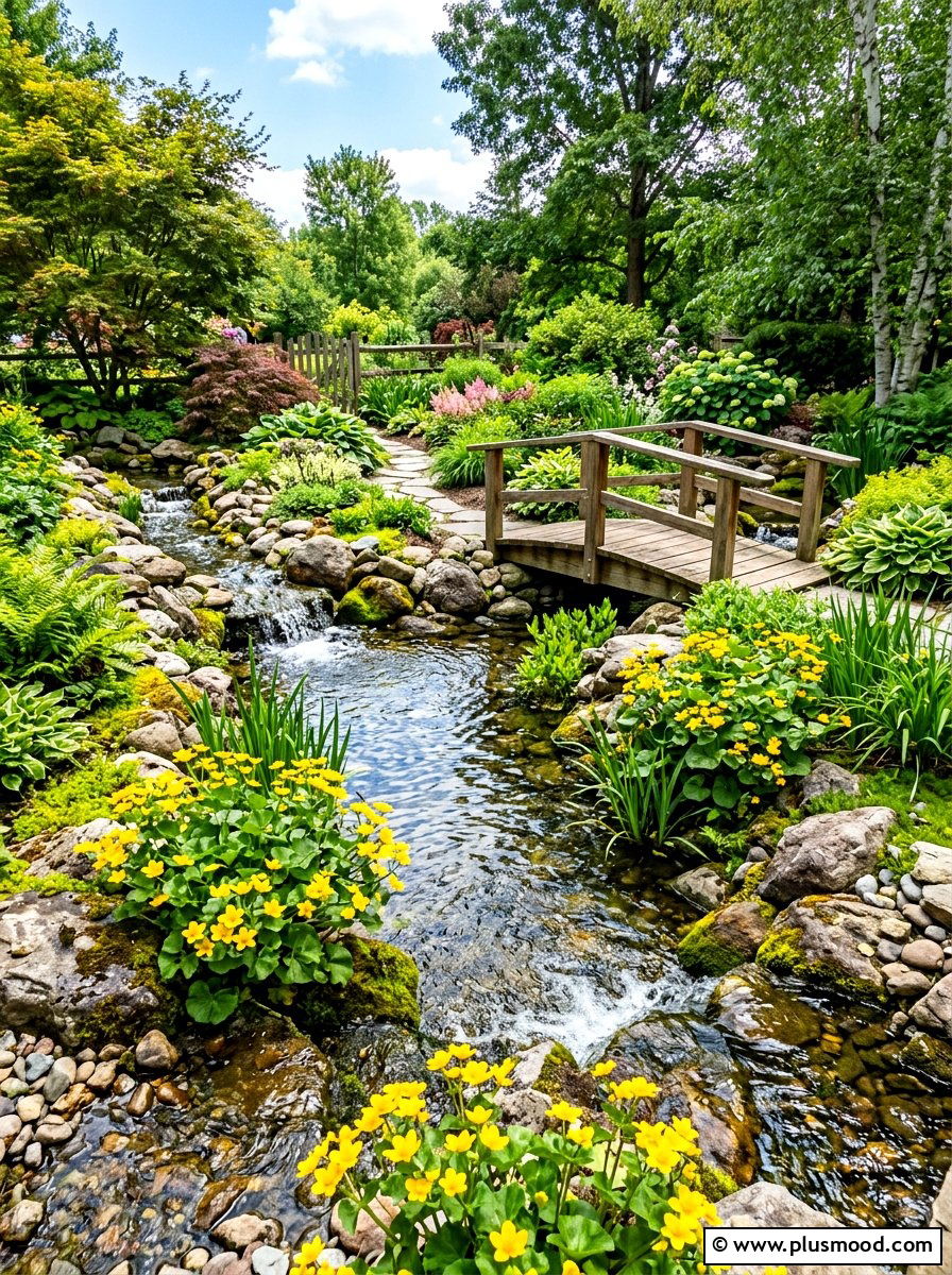 Backyard Stream Pond - 25 summer pond ideas for backyard