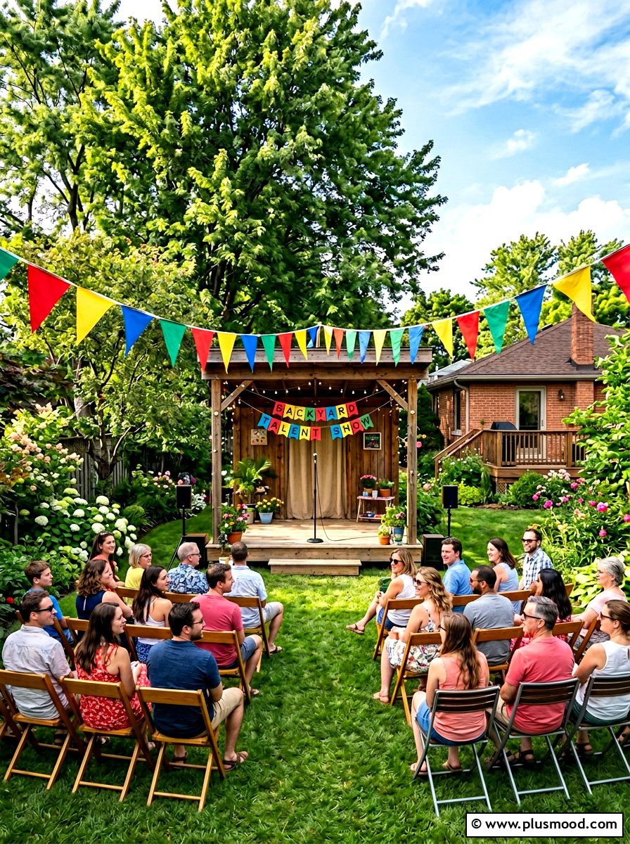 Backyard Talent Show - 25 summer family gathering ideas outdoors