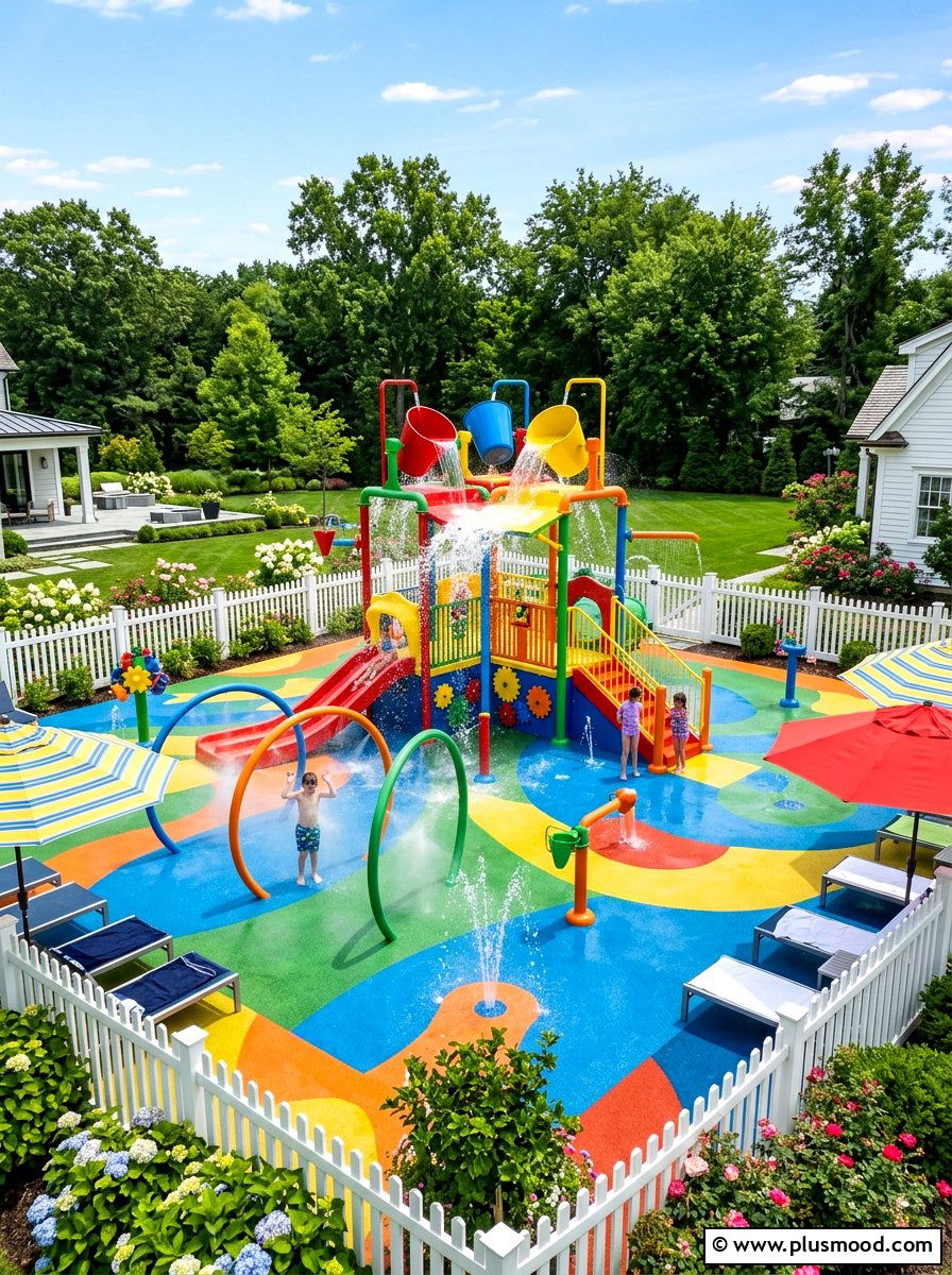 Backyard Water Park - 25 summer splash pad backyard ideas