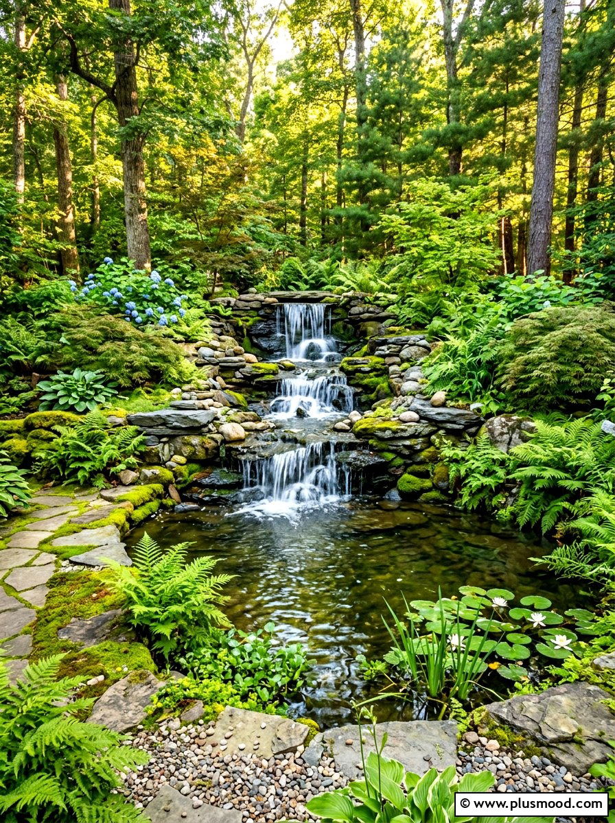 Backyard Waterfall Pond - 25 summer pond ideas for backyard