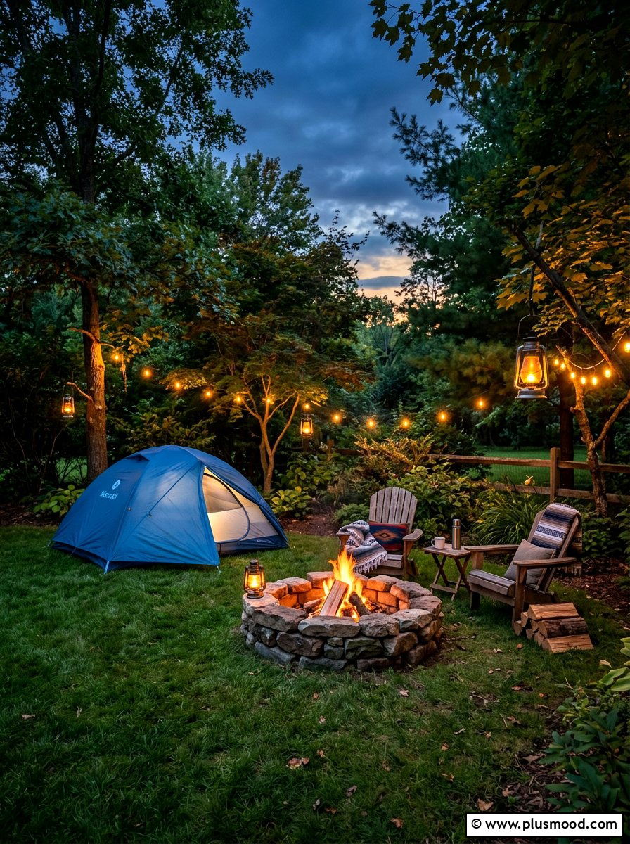 Backyard camping site - 25 summer backyard ideas for kids