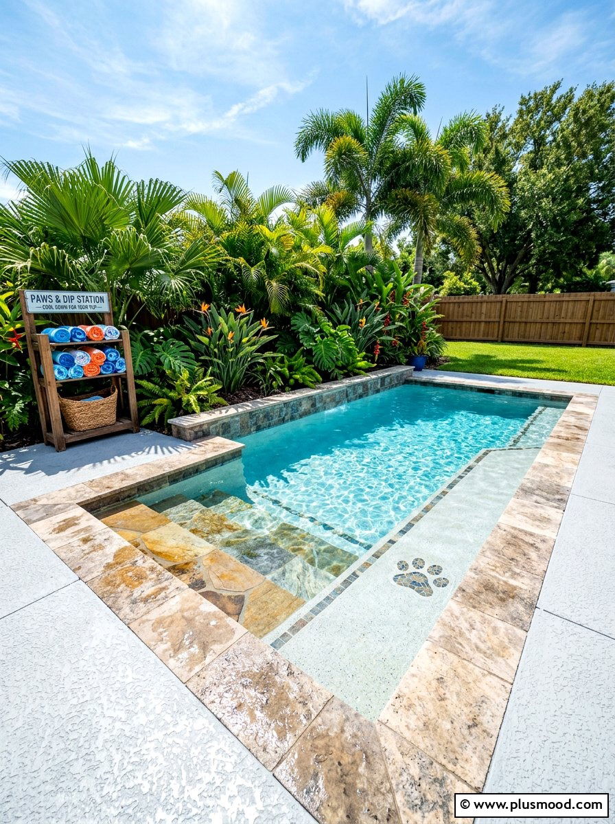 Backyard dog pool - 25 summer backyard ideas for dogs