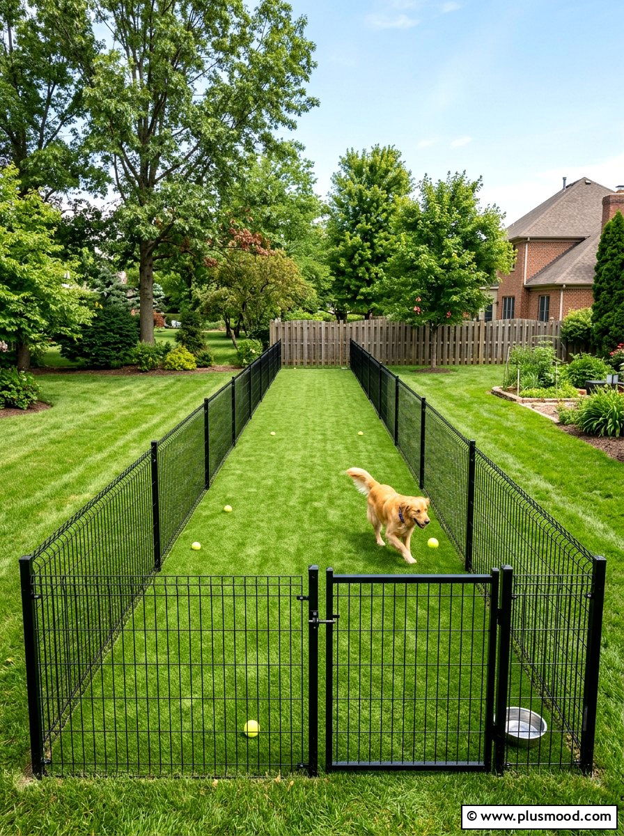 Backyard dog run - 25 small backyard ideas for dogs