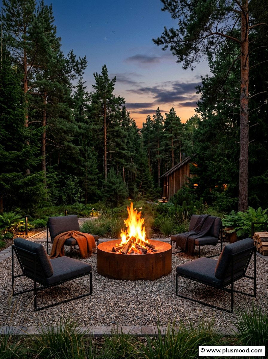 Backyard fire bowl - 25 summer to fall outdoor entertaining ideas