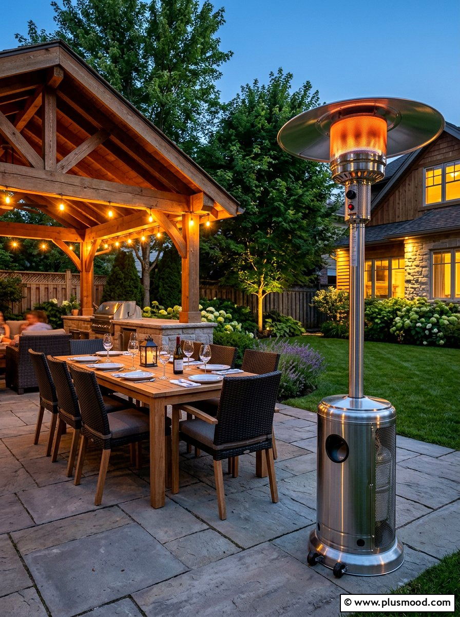 Backyard heater placement - 25 summer to fall outdoor entertaining ideas