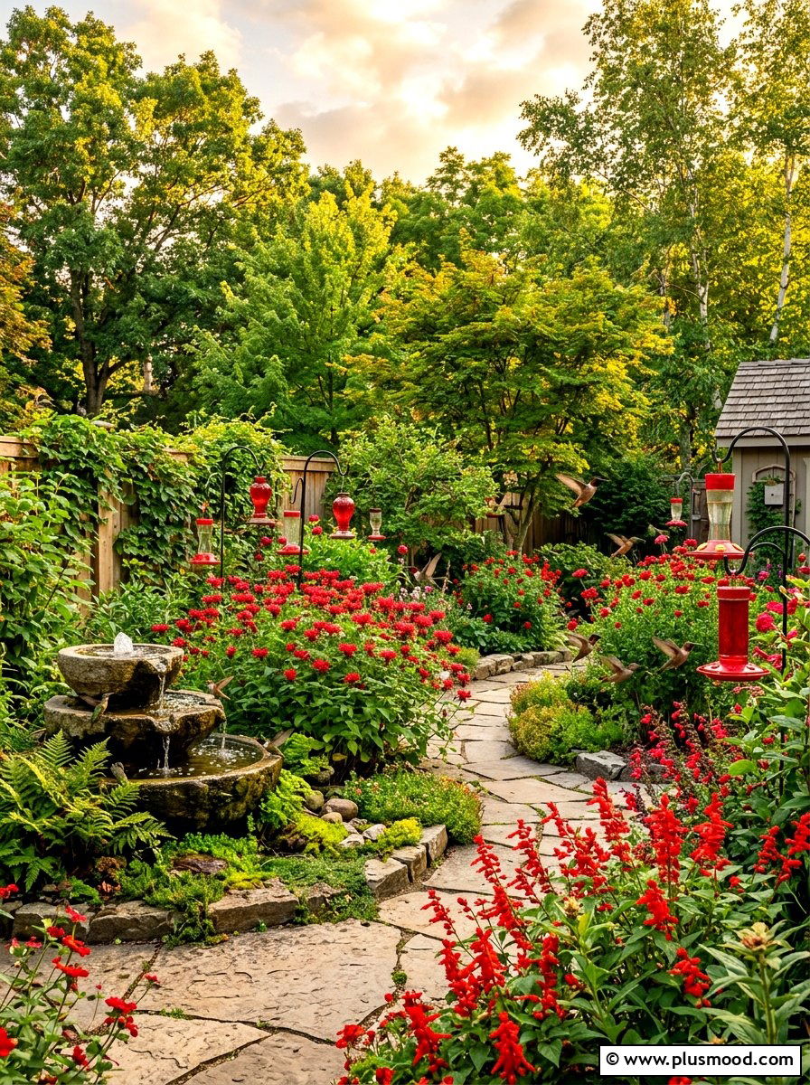 Backyard hummingbird sanctuary - 25 summer hummingbird garden ideas