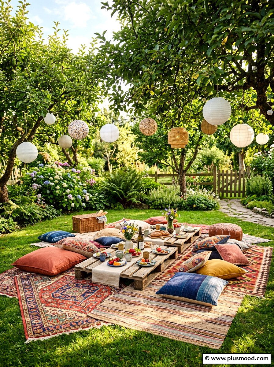Backyard picnic area - 25 late summer entertaining ideas