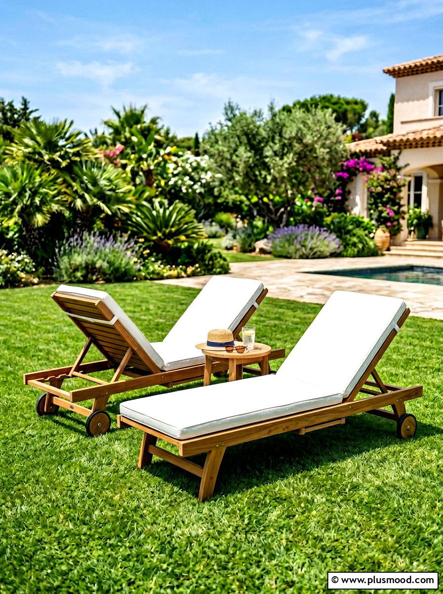Backyard reclining lounge chairs - 25 simple summer backyard ideas