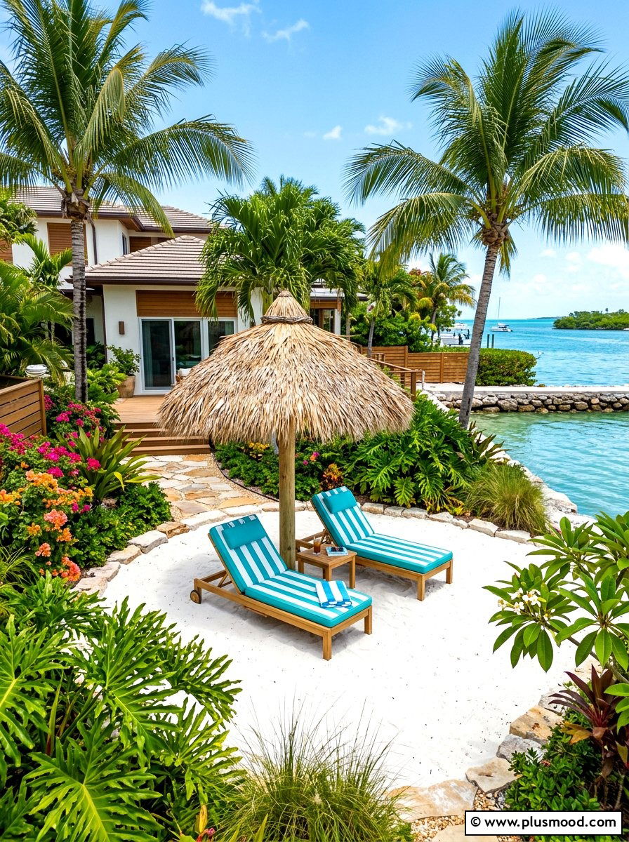 Backyard sand beach - 25 summer backyard tropical ideas