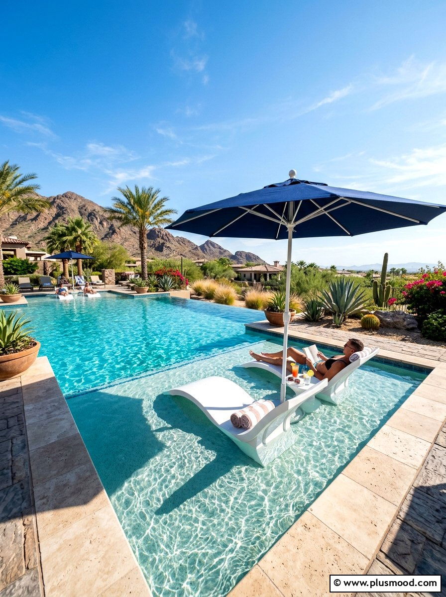 Baja shelf pool