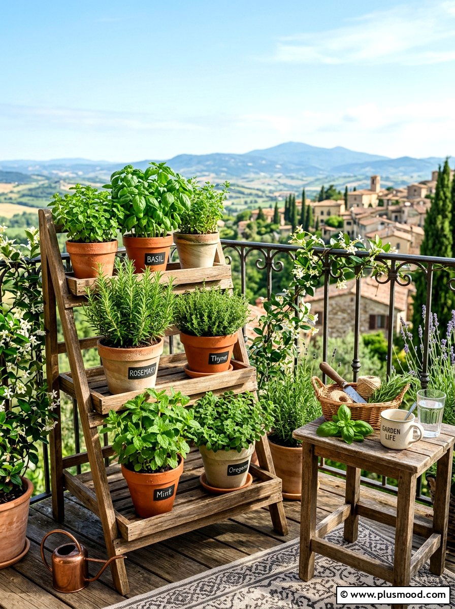 Balcony Herb Garden