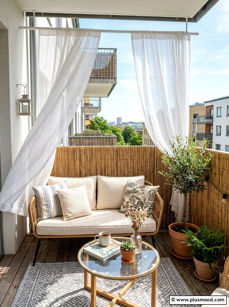 Balcony Privacy Screen - 25 summer balcony makeover ideas