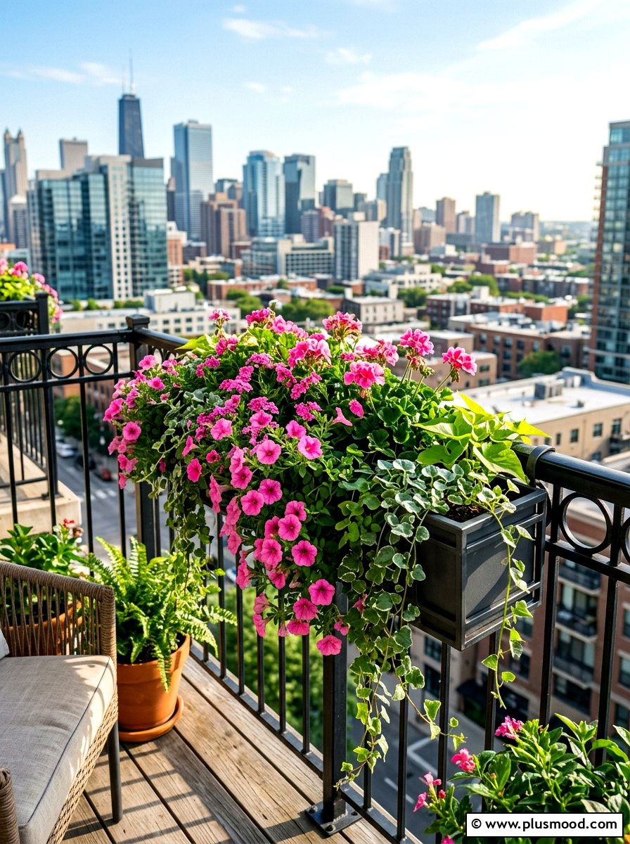 Balcony Railing Planter - 25 summer balcony ideas