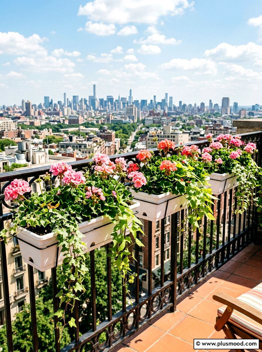 Balcony Railing Planter - 25 summer condo balcony ideas
