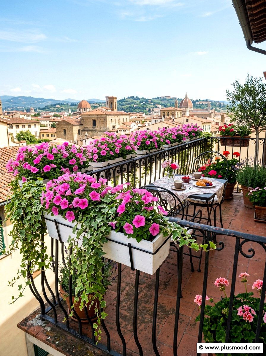 Balcony Railing Planters - 25 summer balcony makeover ideas