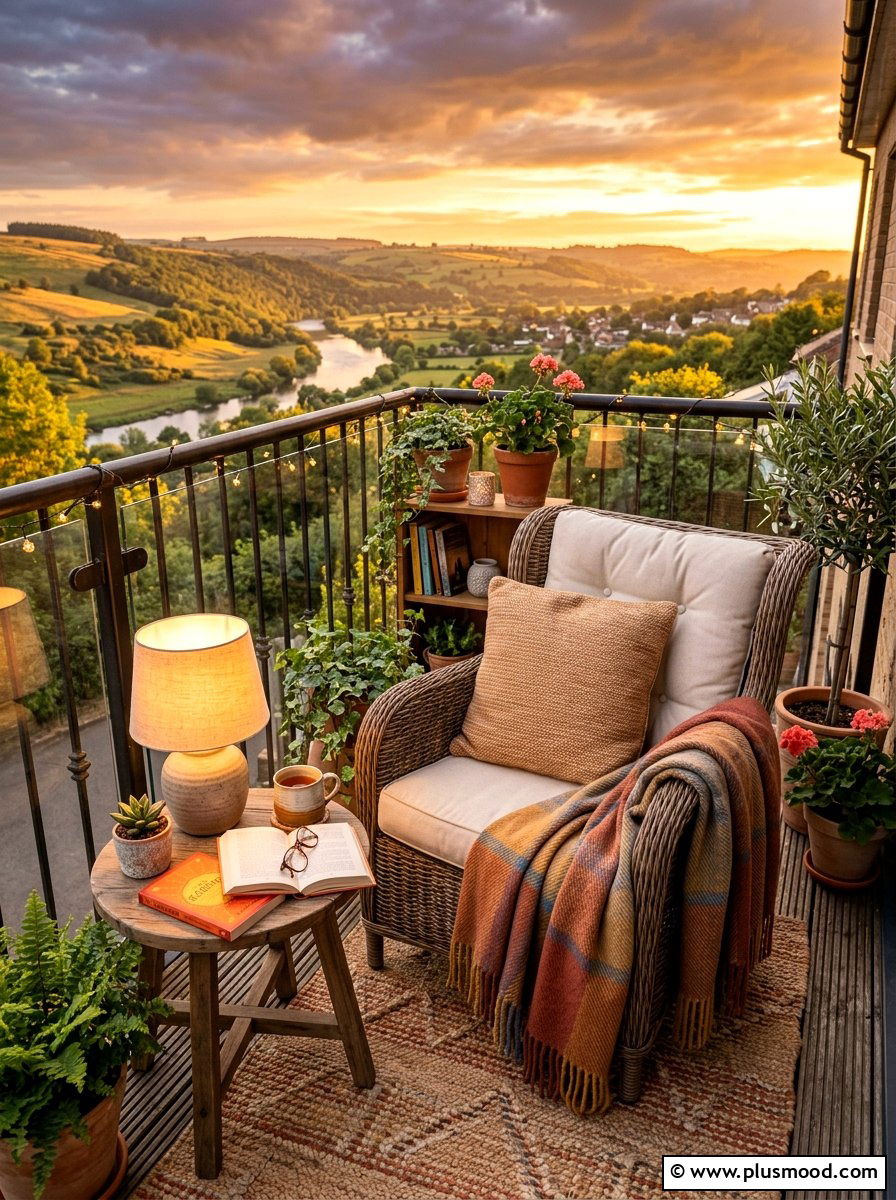 Balcony Reading Nook - 25 summer condo balcony ideas
