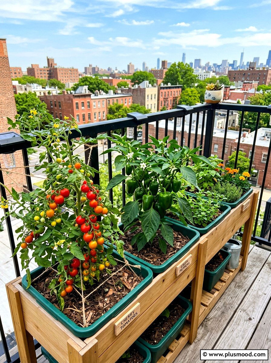 Balcony Vegetable Planter - 25 summer railing planter balcony ideas