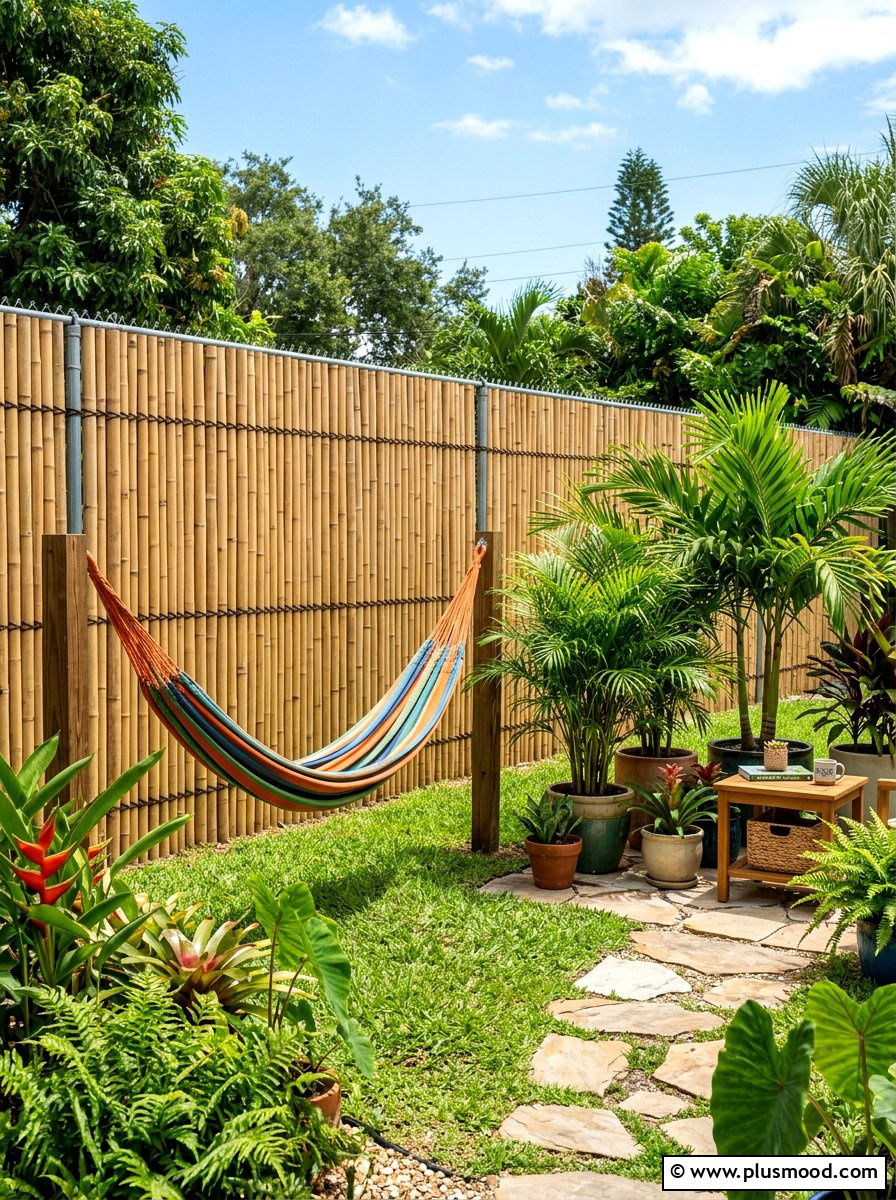 Bamboo Fencing For Privacy - 25 summer backyard ideas on a budget