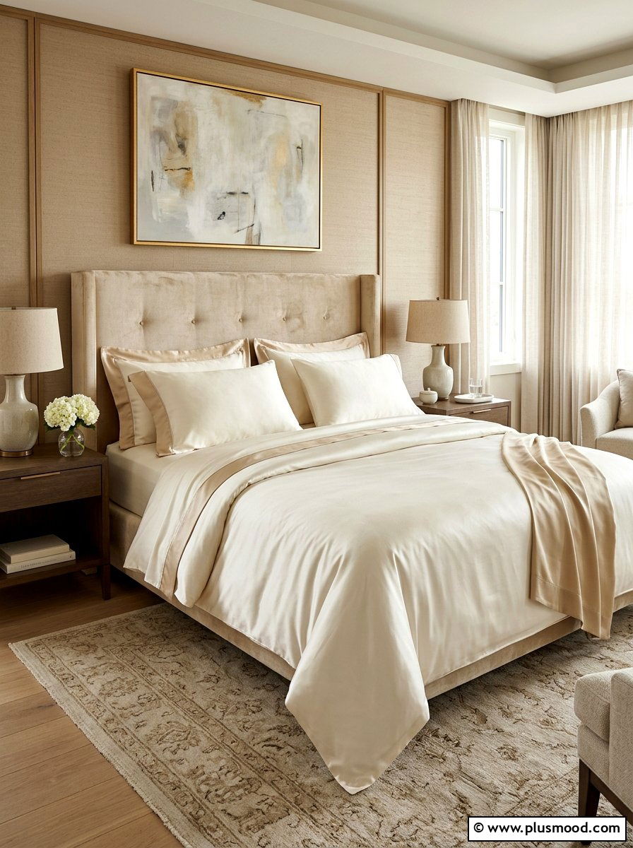Bamboo Silk Sheets - 25 summer bed styling ideas