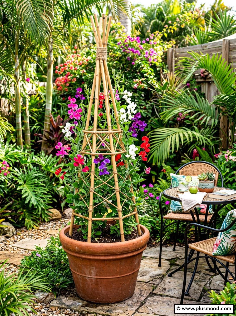 Bamboo Trellis For Pots - 25 summer balcony trellis ideas