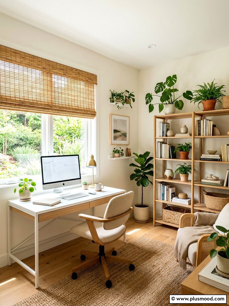 Bamboo Window Shade - 25 summer casual elegant decor ideas