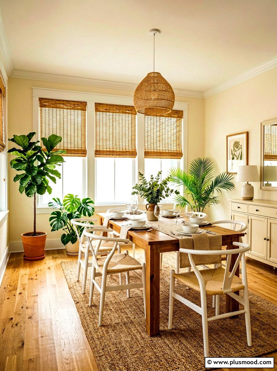 Bamboo window shades - 25 trending summer home decor ideas