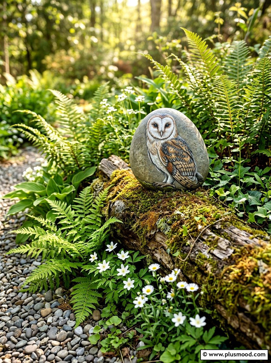25 Painted Rock Ideas With Owls for Cute Woodland Crafts