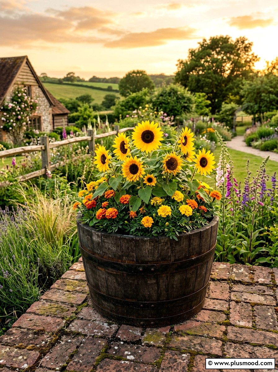 Barrel Planter For Small Spaces - 25 summer small planter ideas