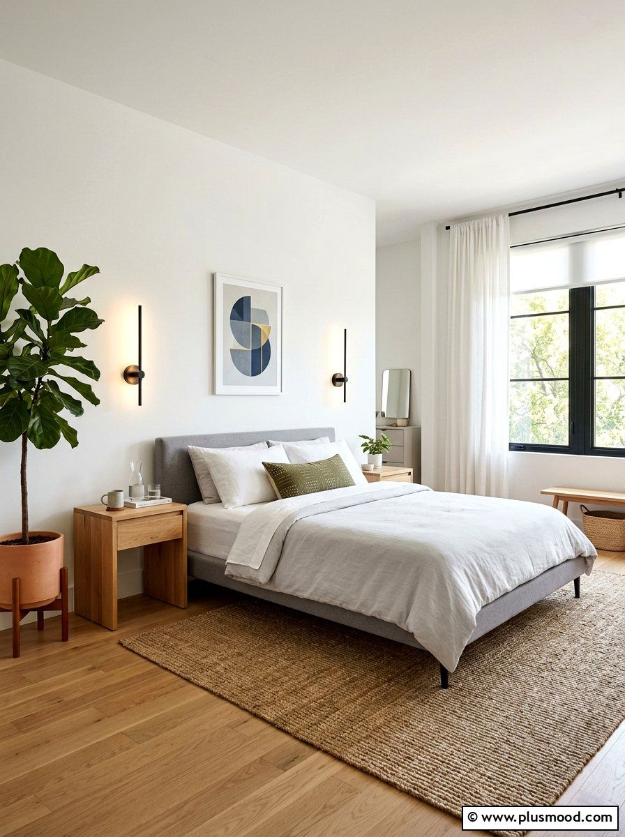 Battery Operated Wall Sconce - 25 summer bedroom lighting ideas
