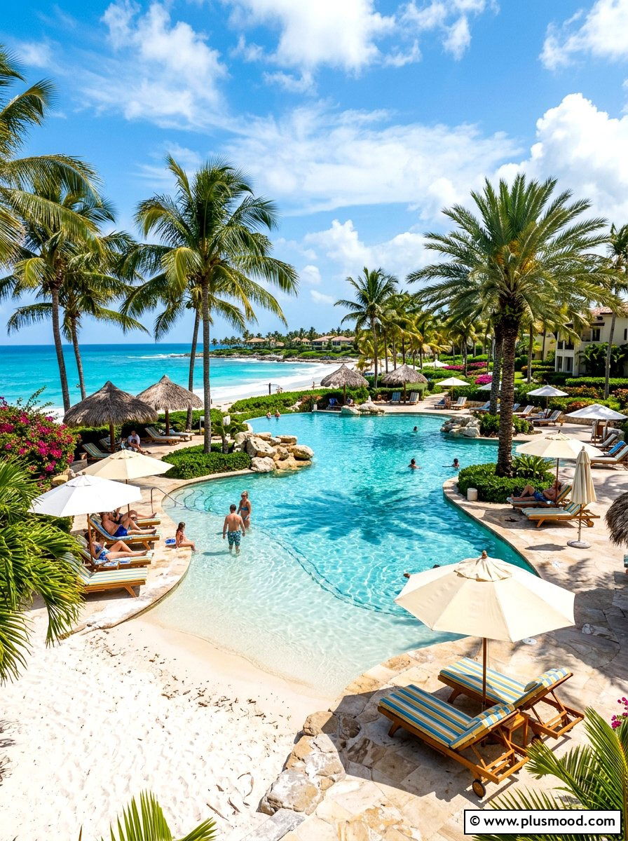 Beach Entry Pool - 25 summer pool landscaping ideas