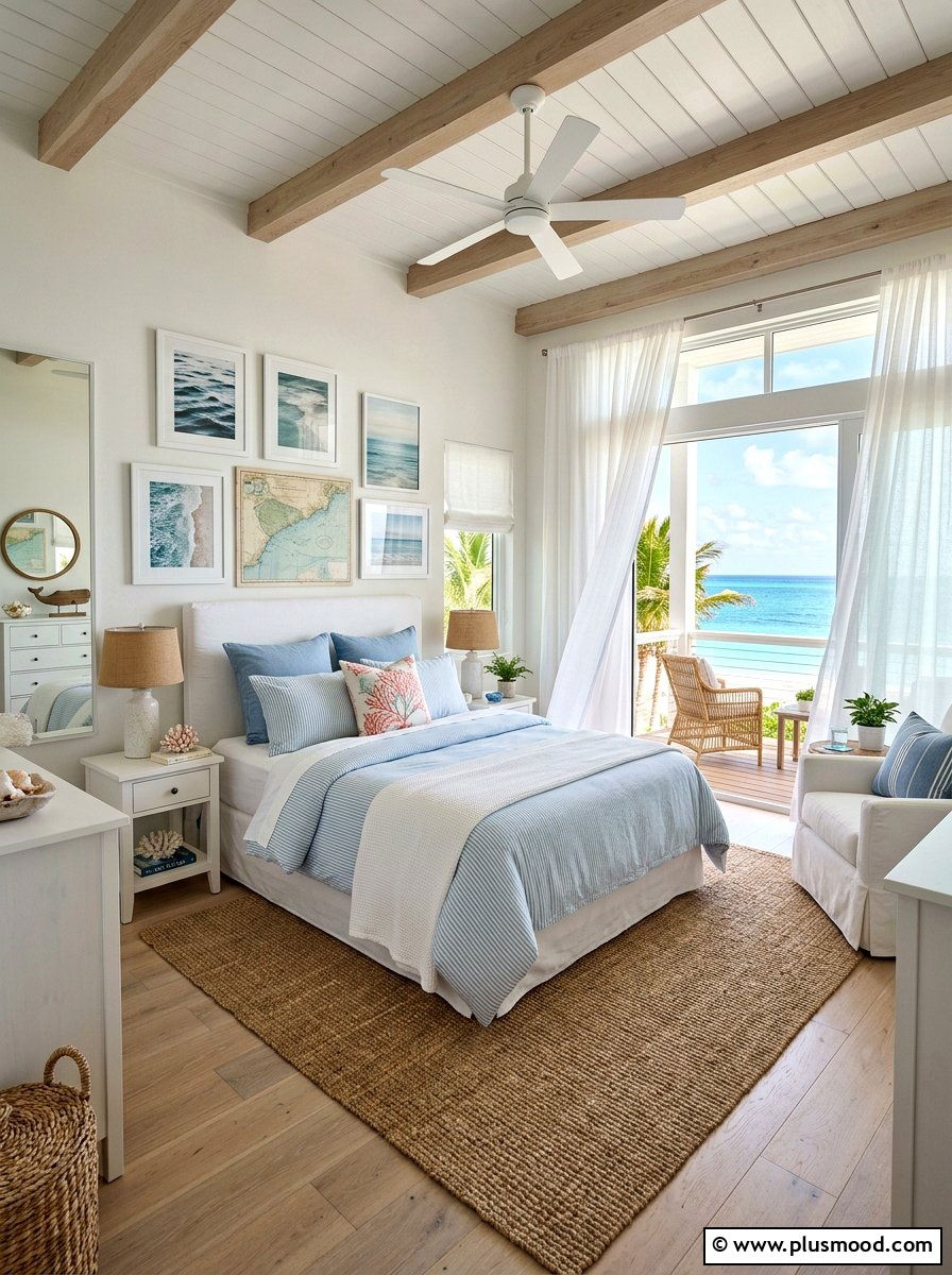 Beach House Bedroom - 25 summer bedroom decor ideas