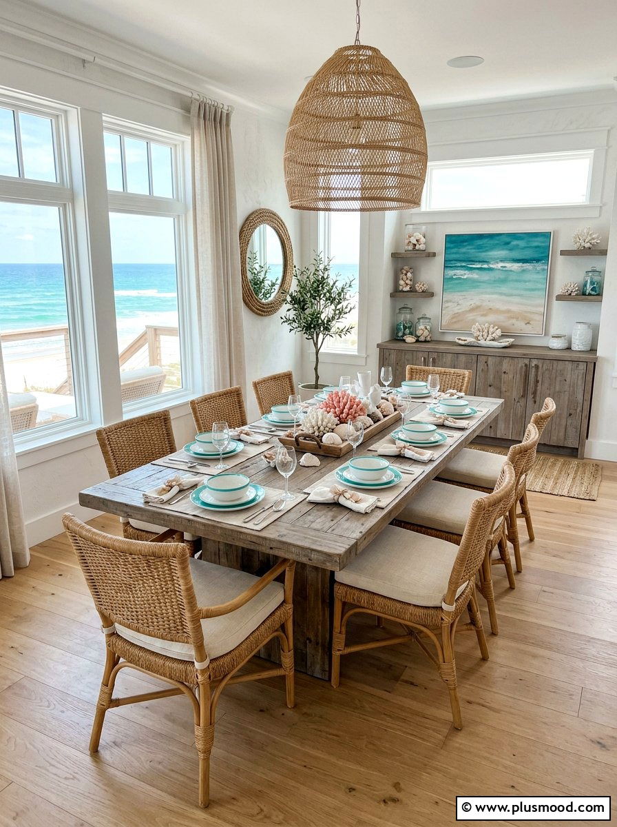 Beach House Dining Room - 25 summer dining room ideas