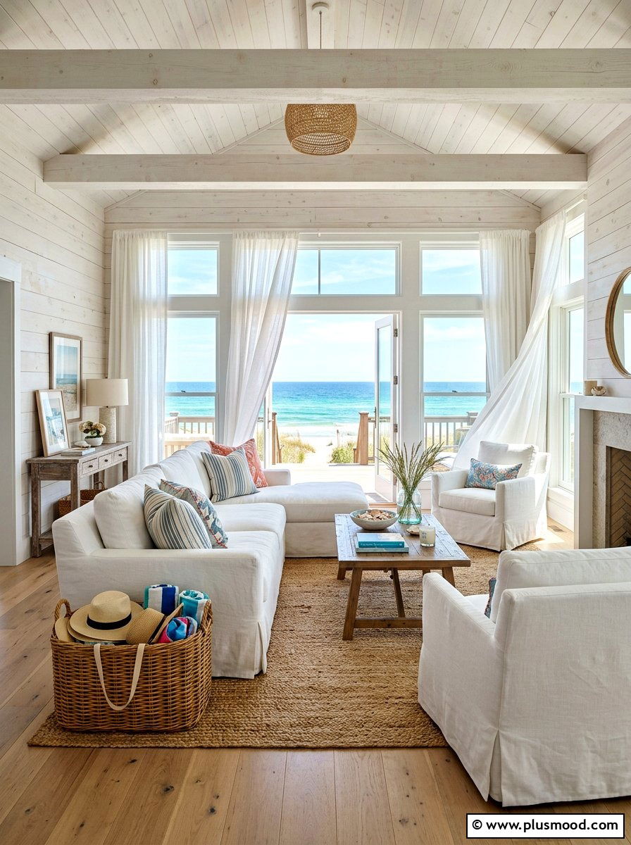 Beach House Living Room - 25 best summer living room ideas