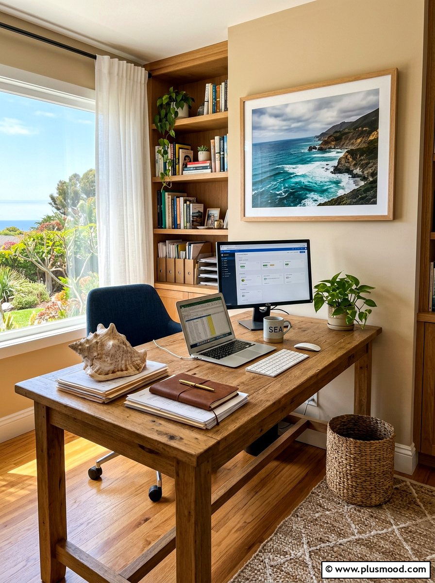 Beach Office Decor - 25 summer decor ideas with shells
