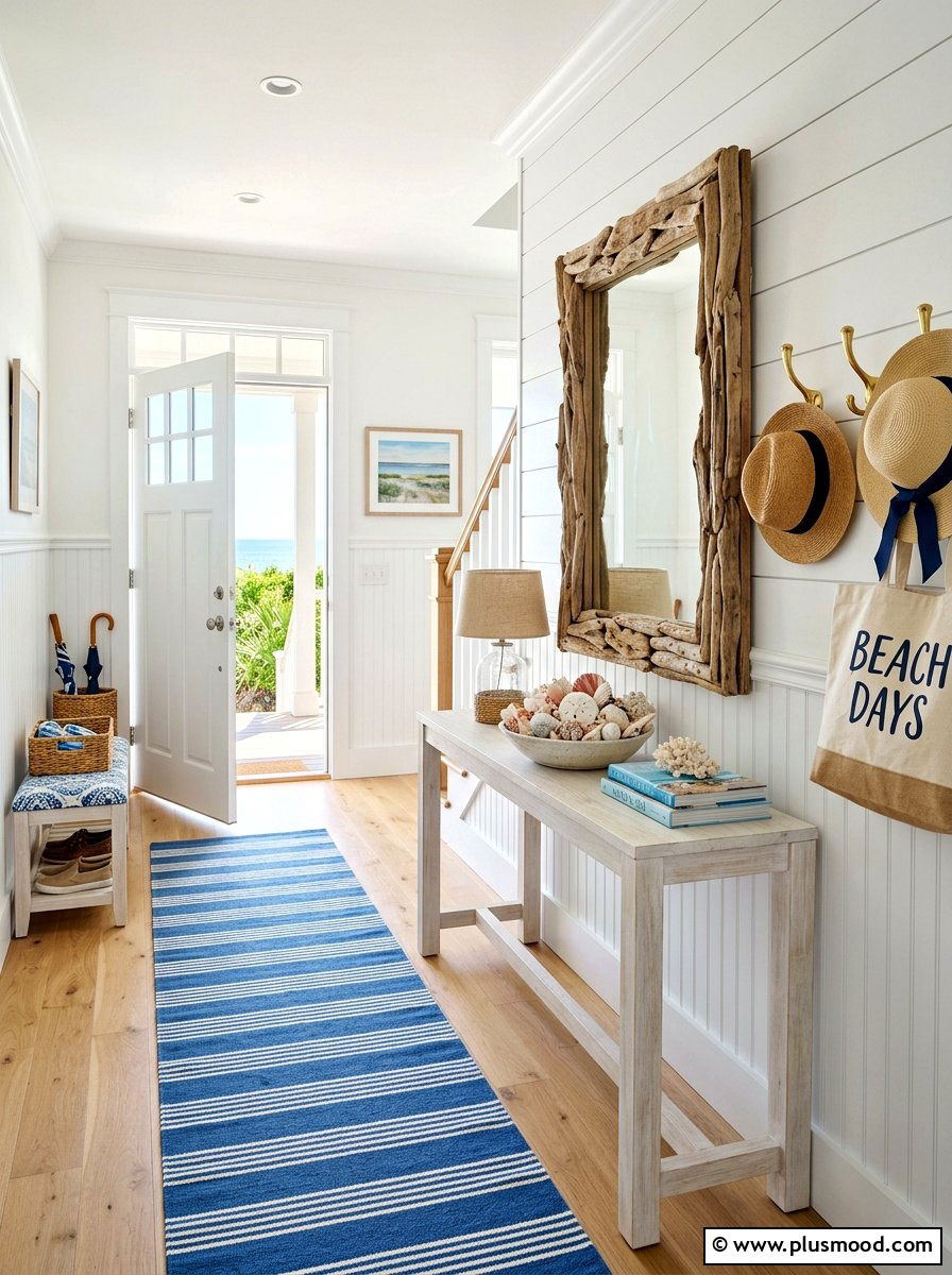 Beach Style Entryway - 25 summer room decor ideas