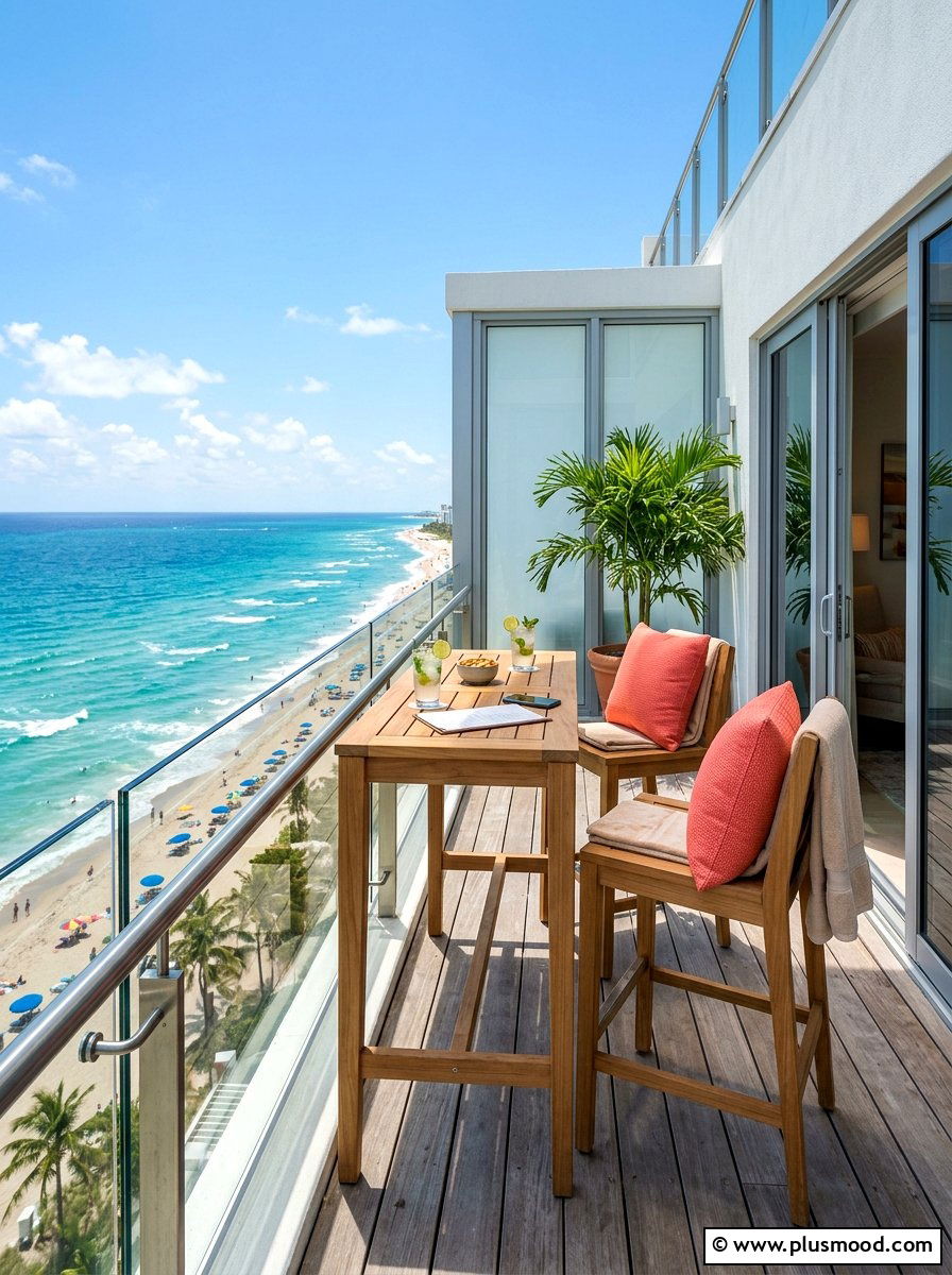 Beachfront Balcony Layout - 25 summer coastal outdoor entertaining ideas