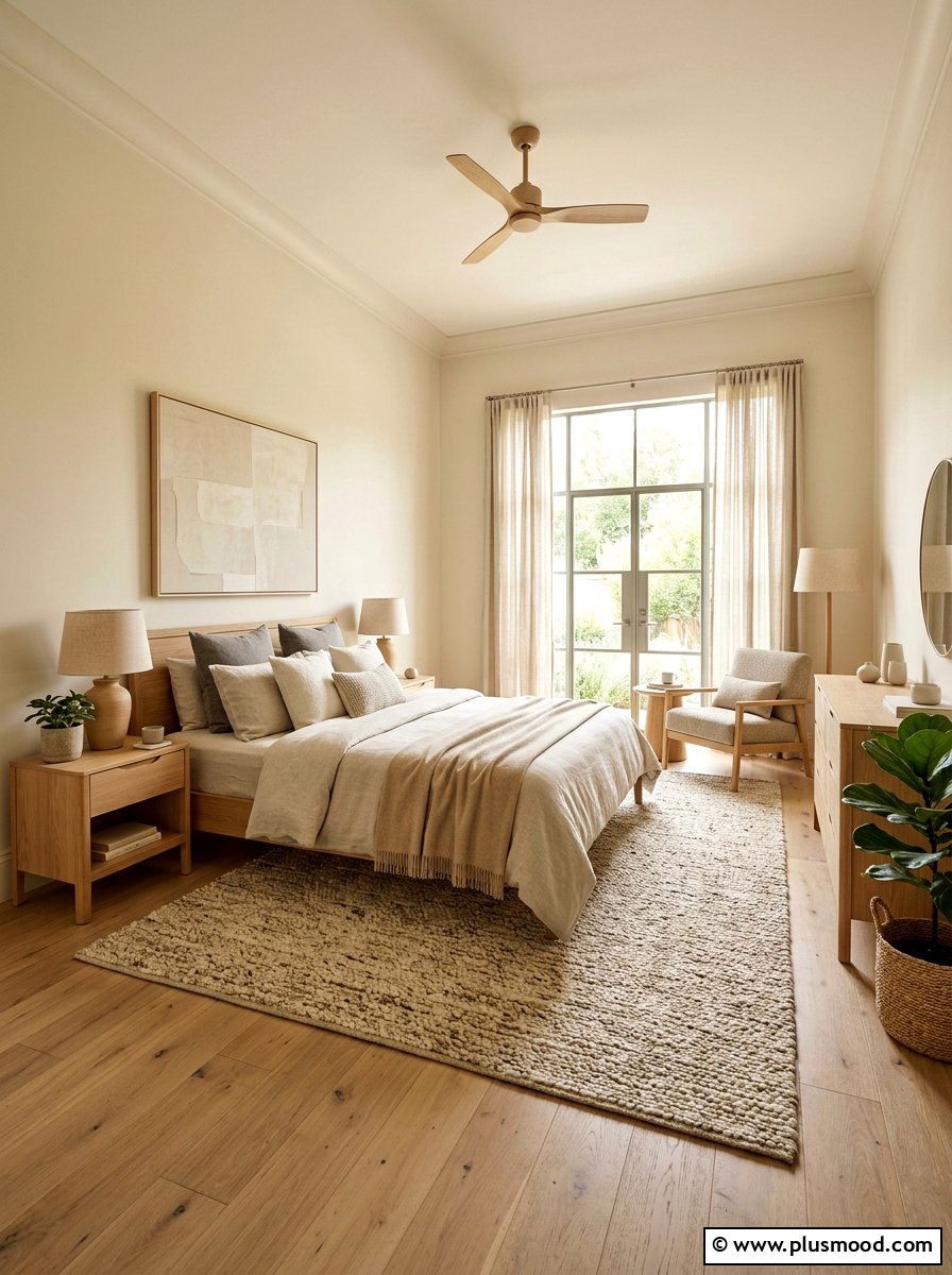 Beige Monochromatic Bedroom - 25 summer apartment bedroom ideas