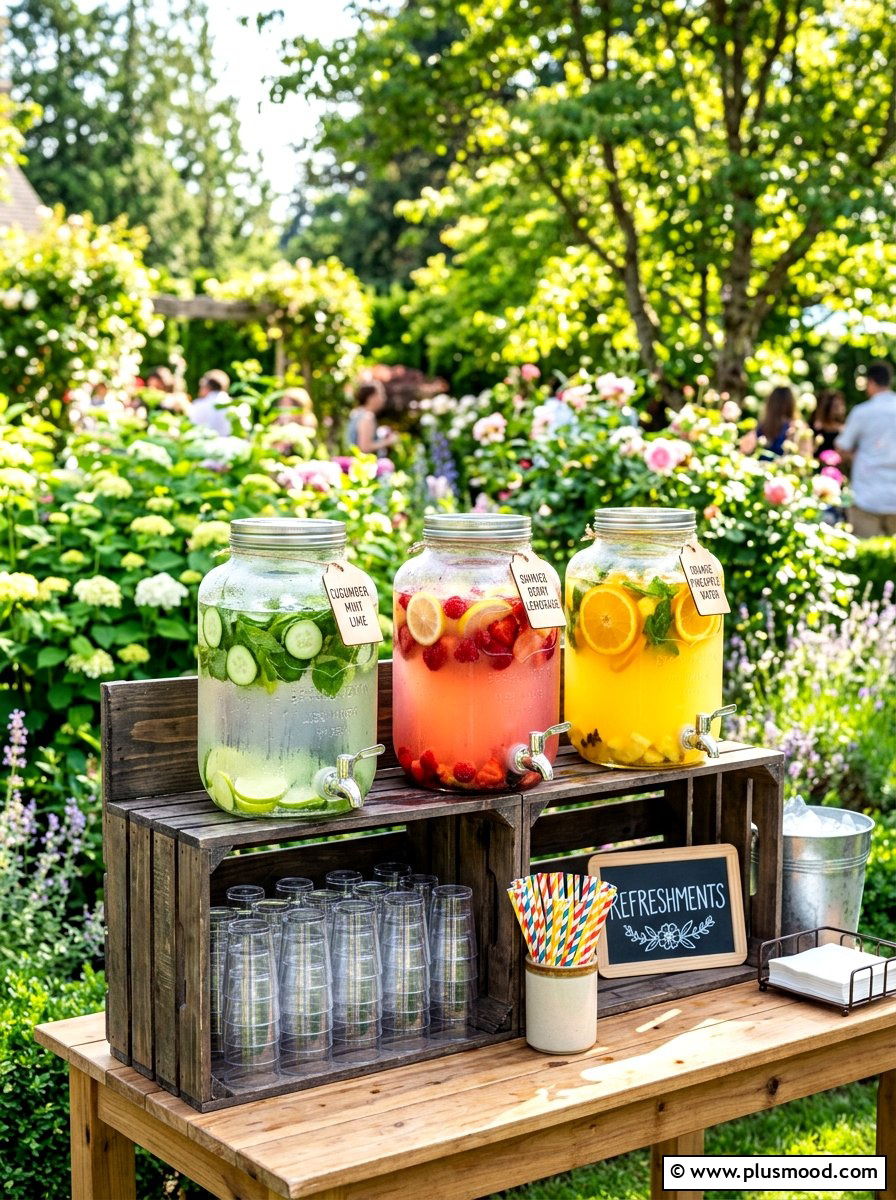 Beverage Dispenser Stand - 25 summer summer barbecue ideas