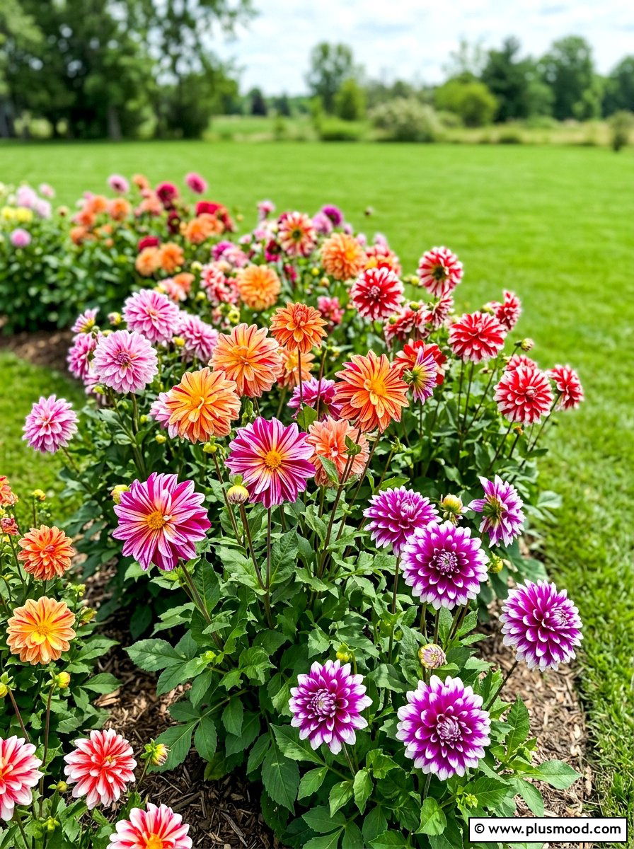 Bi Color Dahlia Collection - 25 summer dahlia garden ideas
