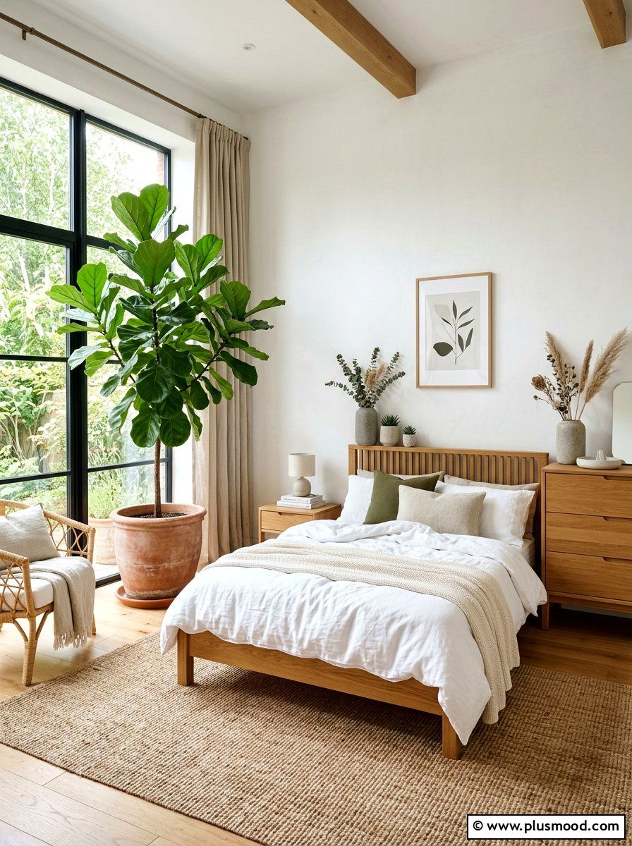 Biophilic Minimalist Bedroom Decor - 25 minimalist summer bedroom ideas