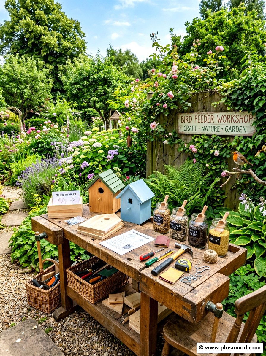 Bird feeder workshop - 25 summer backyard ideas for kids