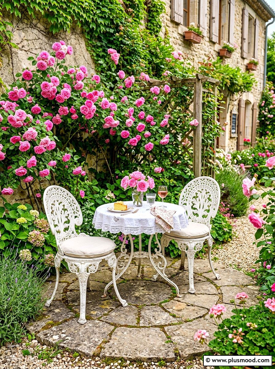 Bistro Dining Corner - 25 summer backyard entertaining ideas